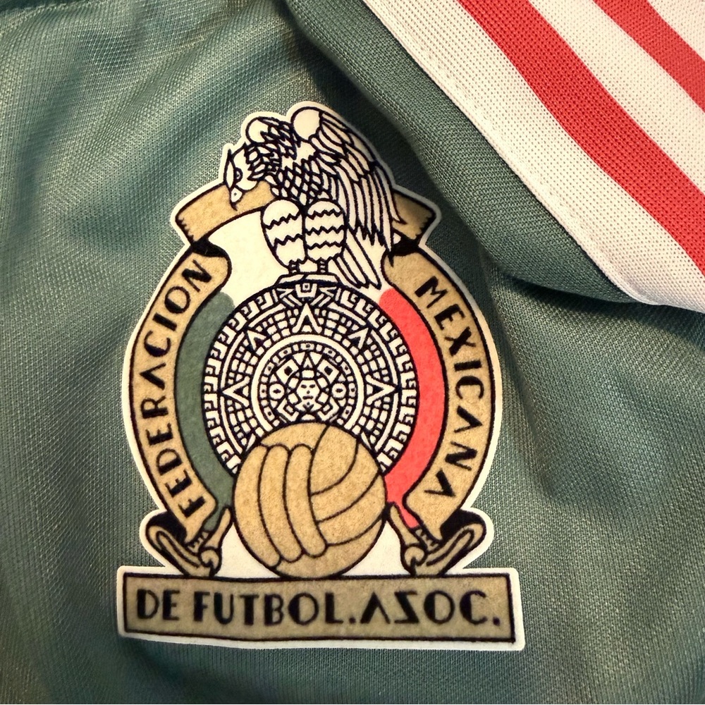 Adidas Originals Mexico Track Jacket Green Full Zip Mens Small Soccer NEW NWT - Picture 4 of 5